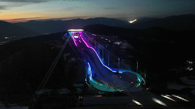 衛(wèi)星見證，這里如何變身“冬奧小城”