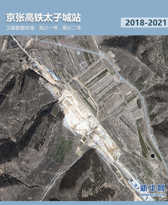 衛(wèi)星見證，這里如何變身“冬奧小城”