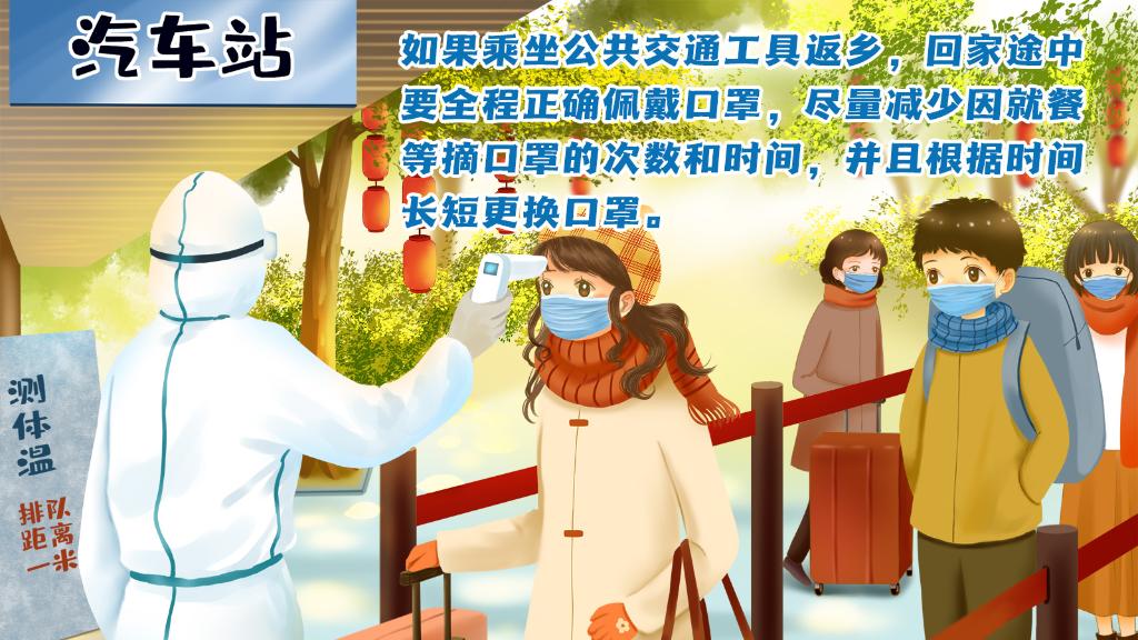 春運進(jìn)行時，人在旅途如何做好防護(hù)？