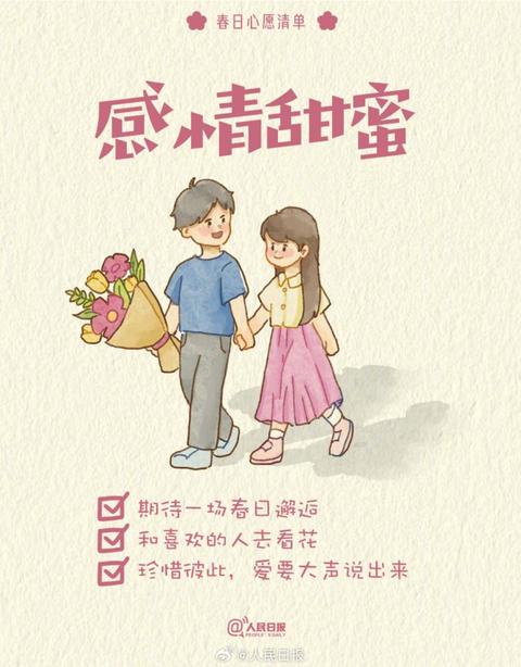 收藏打卡！領(lǐng)取你的手賬風(fēng)春日心愿清單