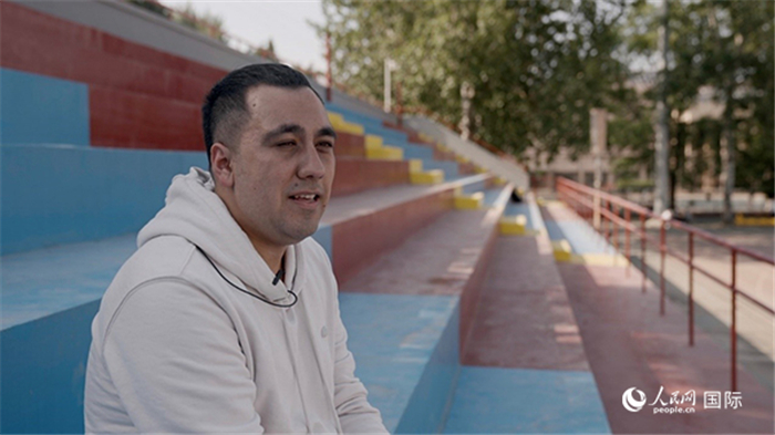 土庫曼斯坦留學(xué)生若賀曼。人民網(wǎng) 張文捷攝
