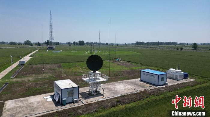 航拍壽縣國家氣候觀測臺。　祝亮 攝