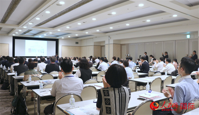 “世界遺產 大絲綢之路展”發(fā)布會現(xiàn)場。（人民網 許可攝）