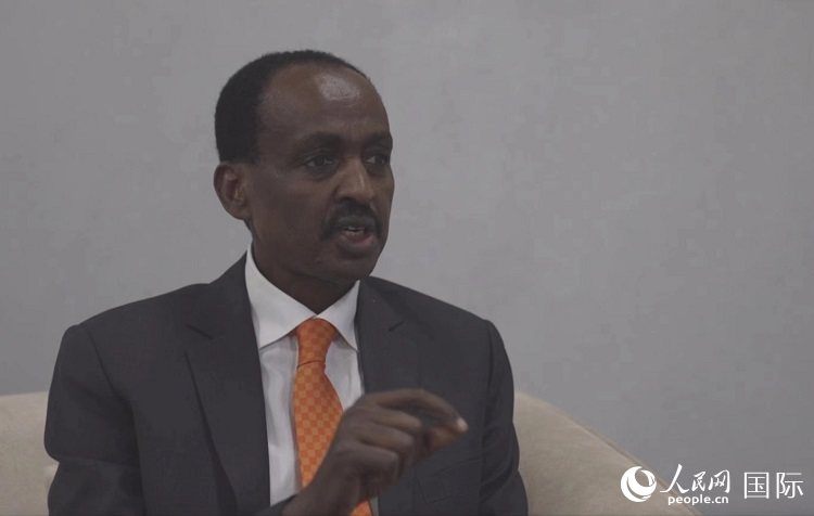 特肖梅·托加接受人民網(wǎng)專訪。人民網(wǎng)記者 劉寧攝