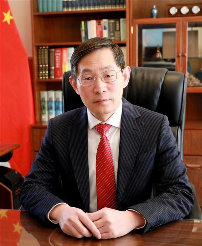 中國駐烏拉圭大使黃亞中。 中國駐烏拉圭大使館供圖