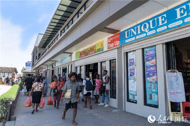 2023年9月12日，所羅門群島首都霍尼亞拉街景。人民網 賀吉攝