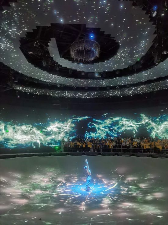 　　《天釀》演出場(chǎng)景。本報(bào)記者常雯宜攝