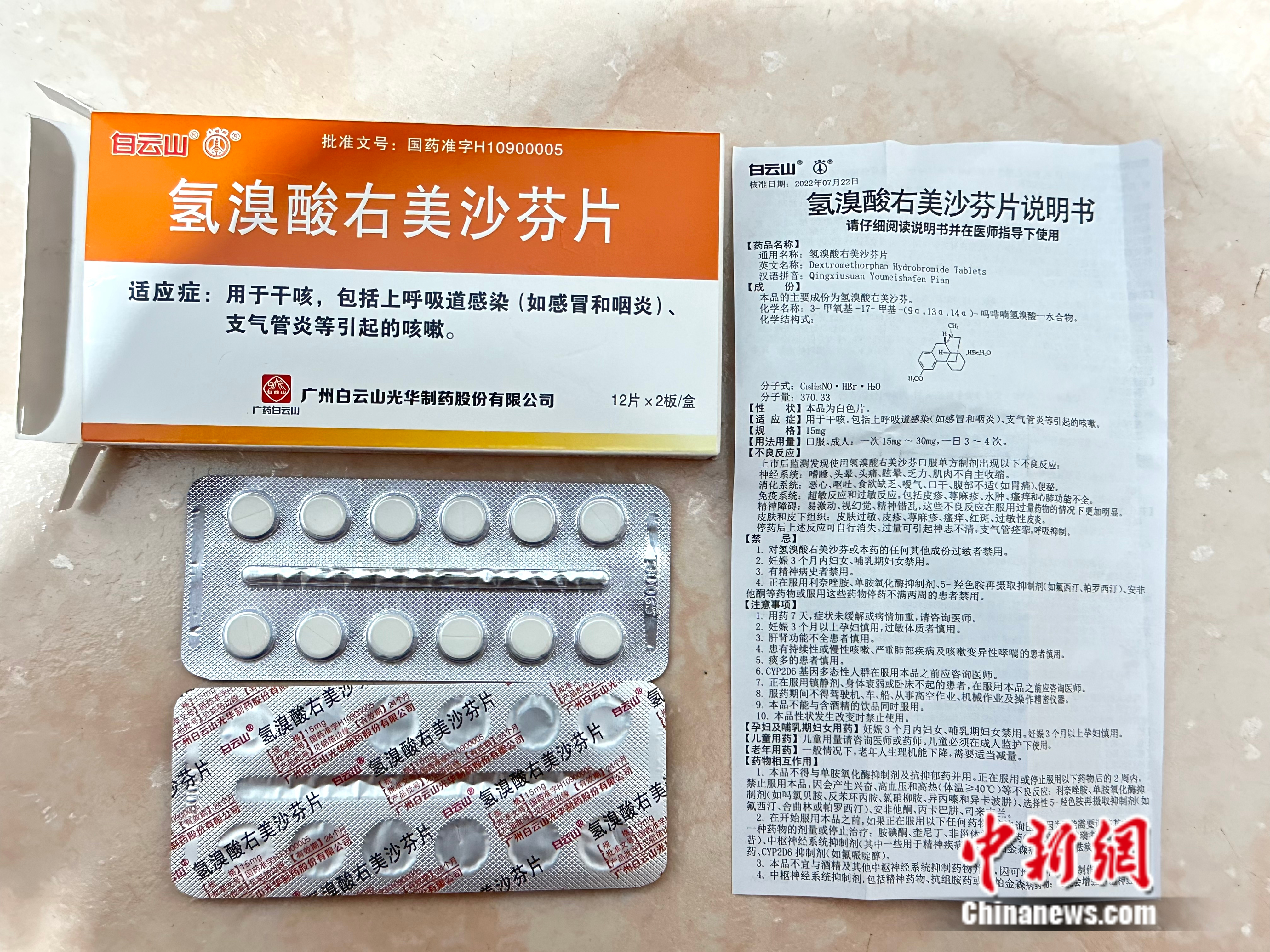 右美沙芬。受訪者供圖