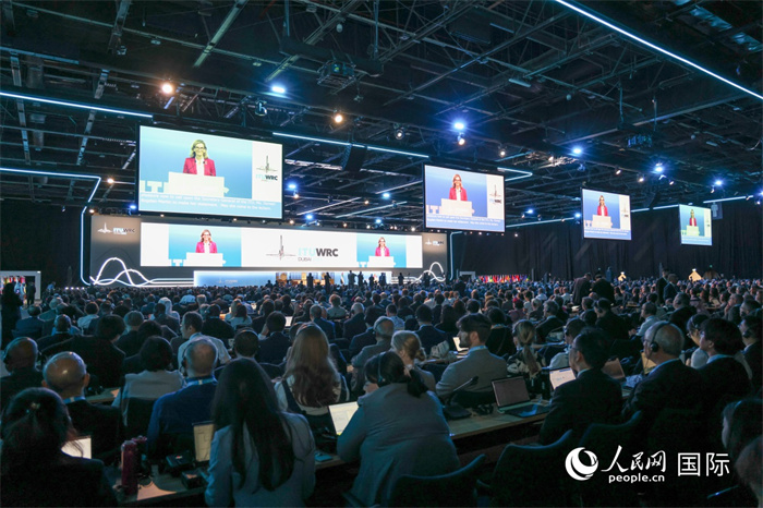 2023年世界無線電通信大會開幕式現(xiàn)場。人民網(wǎng)記者 任皓宇攝