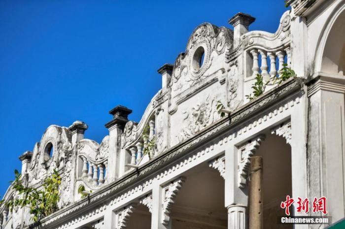 圖為文昌鋪前騎樓老街南洋風(fēng)格建筑。 <a target='_blank' href='/' _fcksavedurl='/' ><p  align=