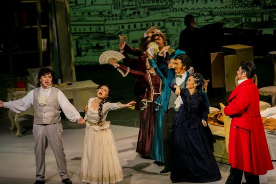 圖為《賈尼·斯基基》劇照。中國國家大劇院供圖。