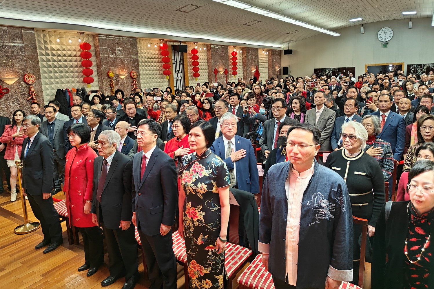 領(lǐng)區(qū)各州代表參加招待會(huì)。主辦方供圖