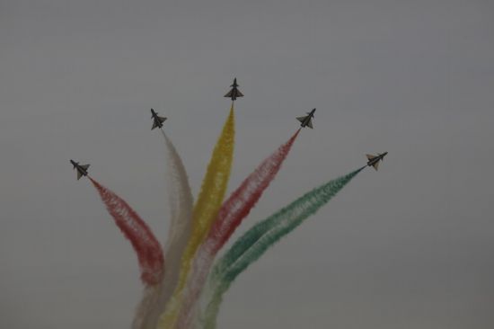 飛行表演現(xiàn)場。王曉東 攝