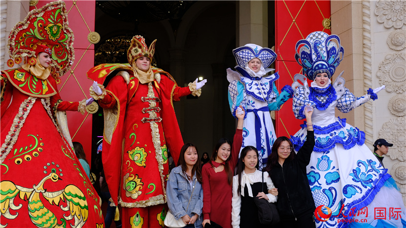 北京展覽館舉辦首屆俄羅斯“謝肉節(jié)”慶?；顒?dòng)。人民網(wǎng) 褚夢(mèng)琦攝