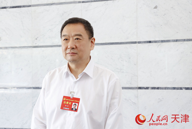 天津市第十二次黨代會代表、天津市政府副秘書長、市衛(wèi)生健康委黨委副書記、主任顧清 人民網(wǎng) 孫翼飛攝