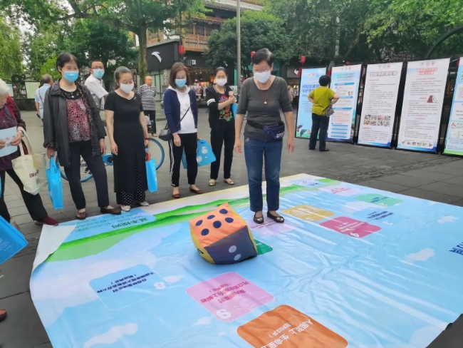 應(yīng)急科普活動(dòng)現(xiàn)場。四川省應(yīng)急管理廳供圖