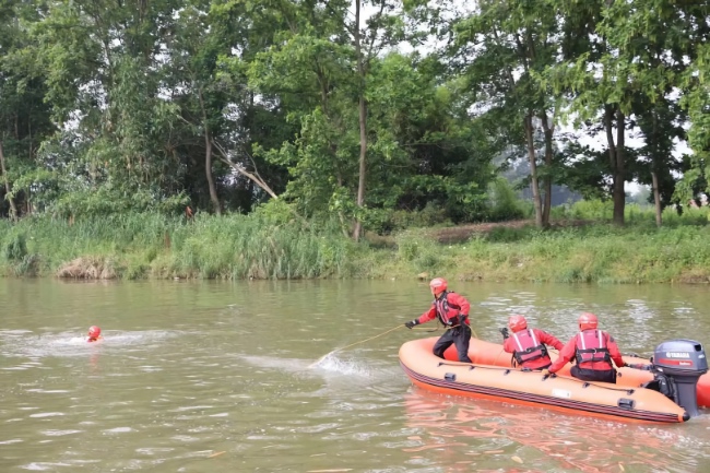 演習(xí)現(xiàn)場。四川省應(yīng)急管理廳供圖