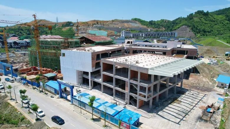 正在建設(shè)中的土家織錦文化創(chuàng)意園 全?，摂z