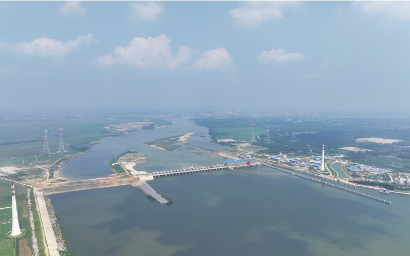 碾盤(pán)山水利水電樞紐工程。湖北省水利廳供圖