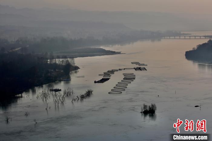圖為冷水魚養(yǎng)殖?！±钣穹?攝