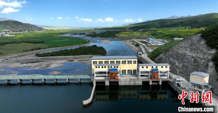 圖為引大濟(jì)湟調(diào)水總干渠的樞紐。(資料圖) 青海省水利廳 供圖