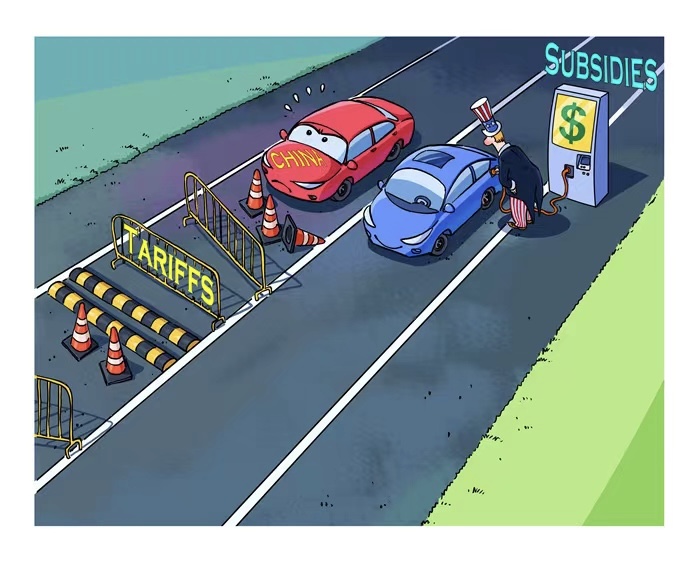 漫畫作者：馬宏亮（人民網(wǎng)版權(quán)圖片，未經(jīng)授權(quán)請勿轉(zhuǎn)載。）