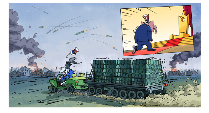 漫畫作者：馬宏亮（人民網(wǎng)版權(quán)圖片，未經(jīng)授權(quán)請勿轉(zhuǎn)載。）