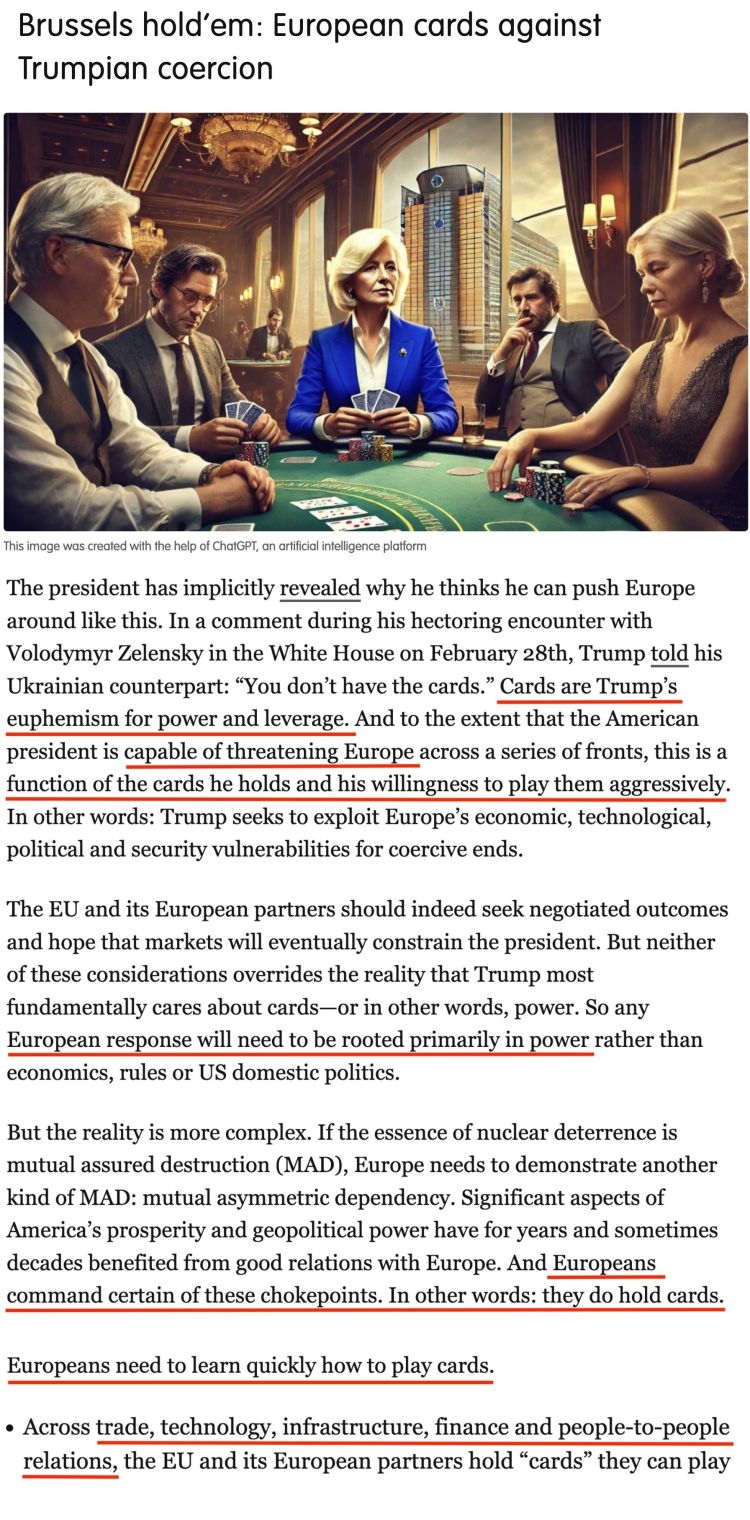 深觀察丨“只要團(tuán)結(jié)，歐盟反制美國(guó)的王牌很多”