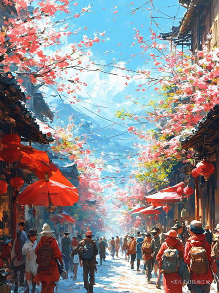 【巳巳如意萬象新】漫評丨紅紅火火中國年,照見新年新圖景