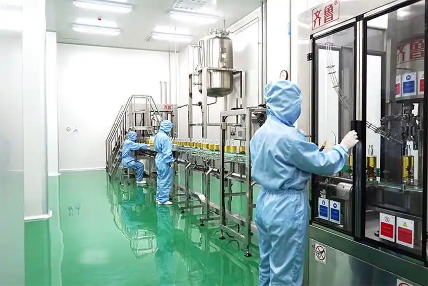 吉林省鹿產品生產車間。