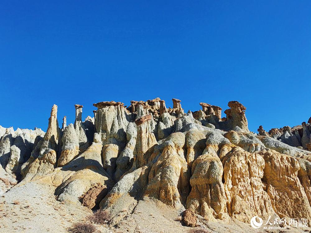 形態(tài)各異的土林。人民網(wǎng) 李海霞攝