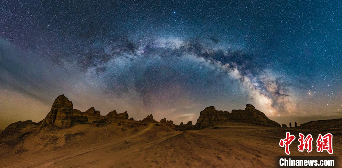 資料圖為青海省海西州冷湖俄博梁星空。 <a target='_blank' href='/'><p  align=