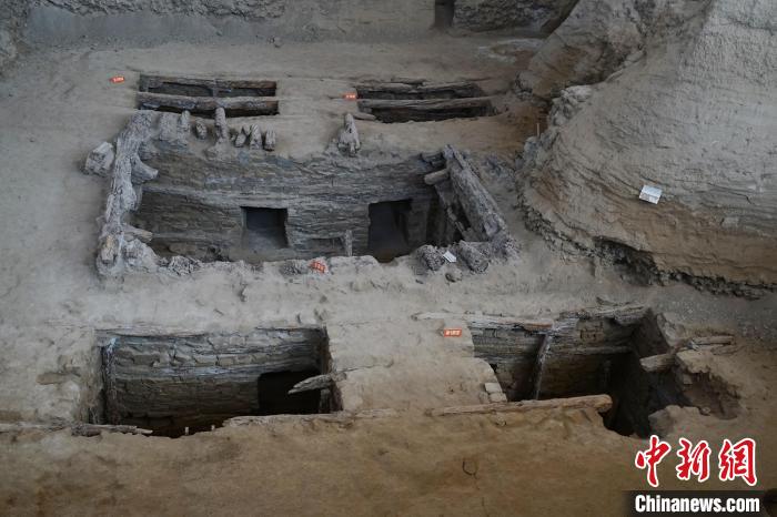 圖為2018血渭一號墓。　馬銘言 攝