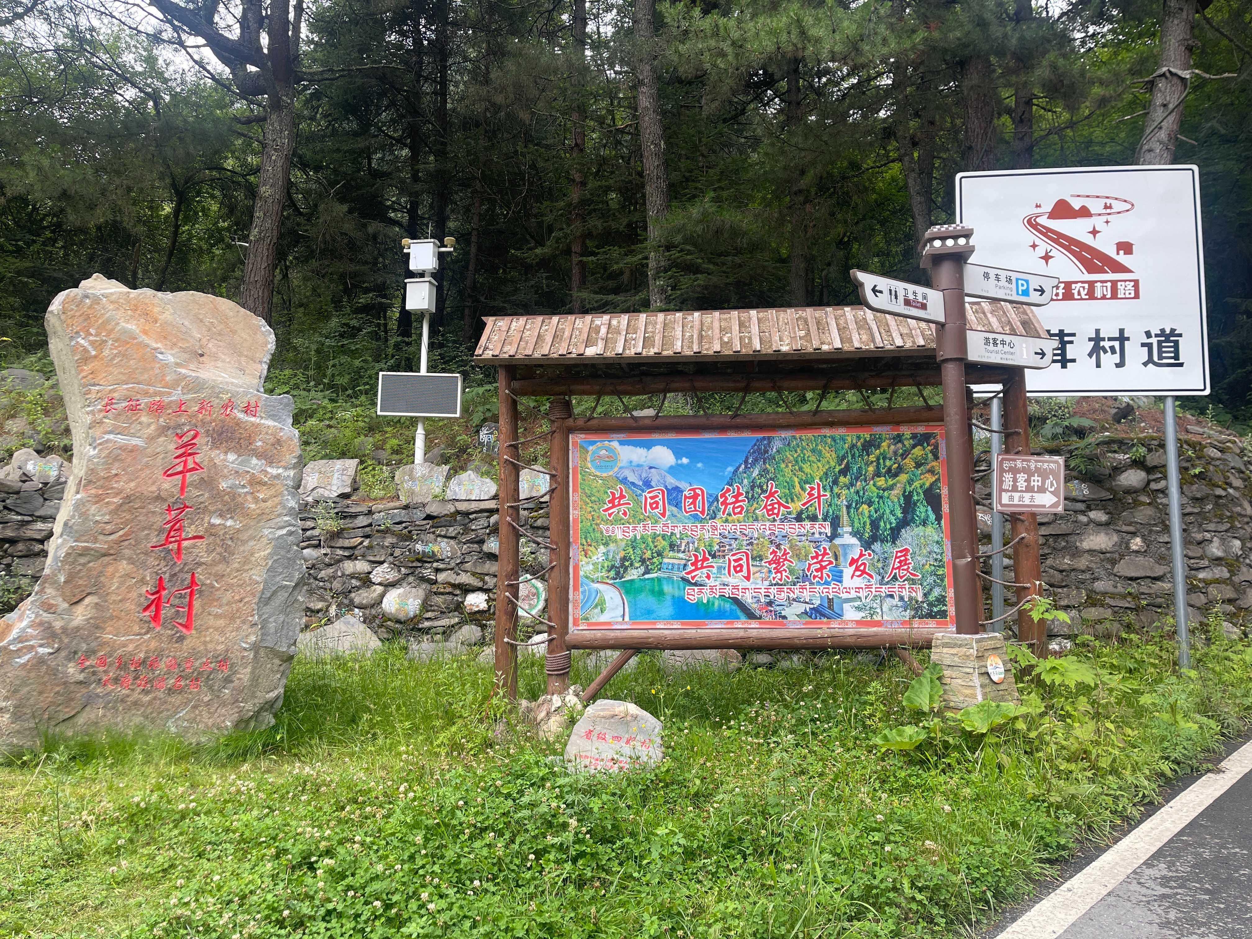 羊茸村村貌。人民網 周靜圓攝