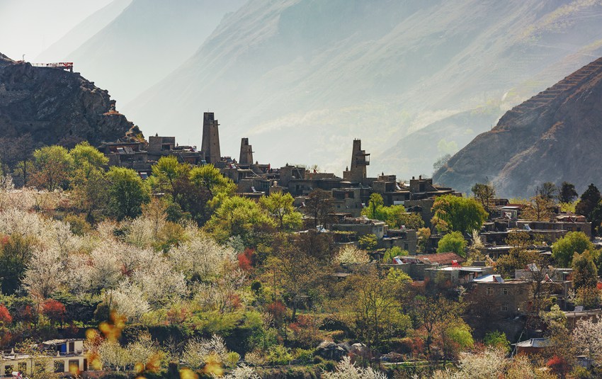 四川省阿壩州理縣桃坪村。四川省文旅廳供圖