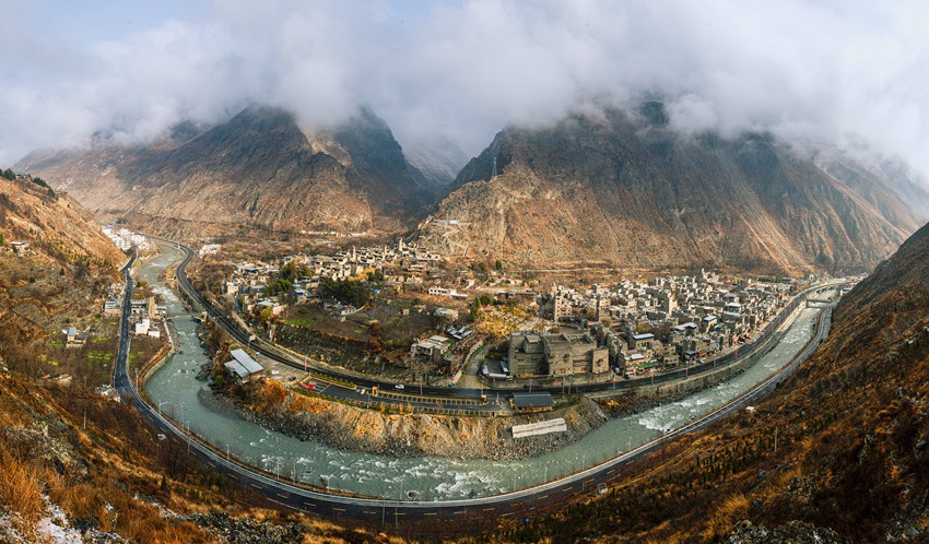 四川省阿壩州理縣桃坪村。四川省文旅廳供圖