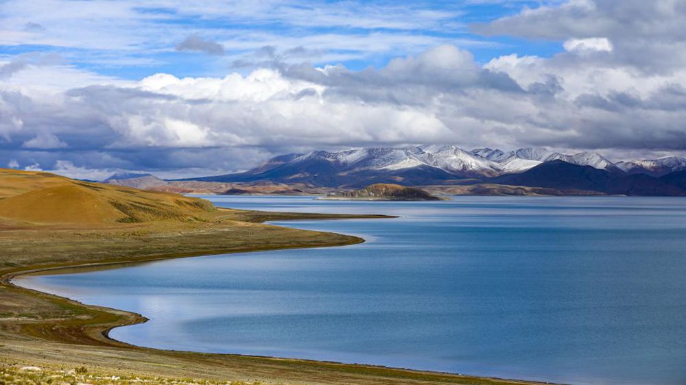 壯麗湖泊。金阿次仁攝