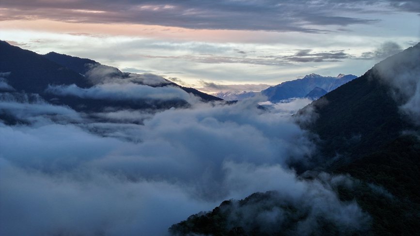 秋日里的墨脫云海。張澤坤攝