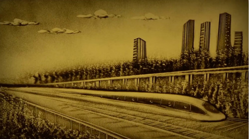 【沙畫】改革開放，讓夢想觸手可及