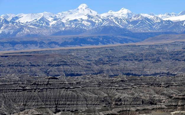 4月5日，西藏阿里札達土林?！±盍?攝
